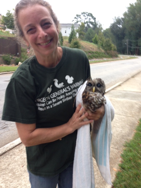 AWARE Atlanta volunteer saves Barred Owl